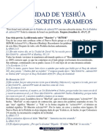 La Deidad de Yeshúa en Los Escritos Arameos: Una Vista Previa: La Diferencia Entre "Maestro" y "SEÑOR"