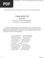 Texto Modernizado Del Cantar de Mio Cid - Timoteo Riaño Rodríguez y M