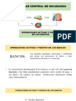 Operaciones Activas y Pasivos de Los Bancos