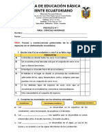 Actividad de Ciencias Naturales Miercoles 23 de Junio Del 2021