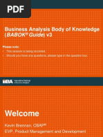 Business Analysis Body of Knowledge Babok Guide v3