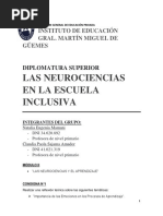 TRABAJO MÒDULO II Neurociencias en La Educación