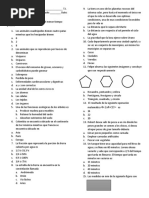 Evaluación General Ciencias Naturales