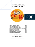 Proposal Usaha Banana Roll