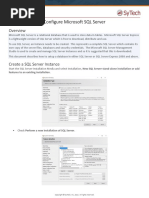 How To: Configure Microsoft SQL Server