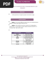 Plano Alimentar Emagrecimento Low Fodmaps