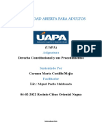 Tarea 6 de Derecho Constitucional y Sus Procedimientos Carmen