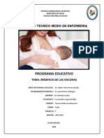 Programa Educativo Lactancia Materna Eva Lourdes Vargas B.