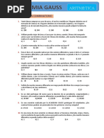 Practica Analisis Combinatorio - CR Gauss