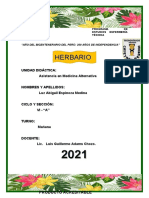 Herbario Avance 21 Plantas