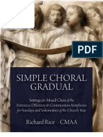 Simple Choral Gradual