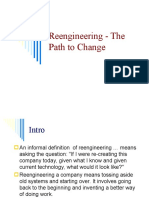 Topic 2 - Reengineering - The Path To Change II