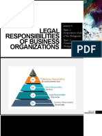 Legal Responsibilities of Business Organizations