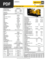 Technical Data Diesel Generator Set CAT C15-500: Illustration