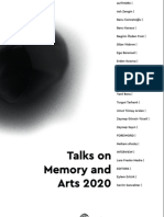 Talks On Memory and Arts 2020