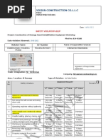 Vision Construction Co.L.L.C: Date