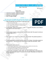 Sample Paper Target Physics (Last Page) XII