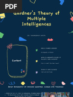 Gardner's Theory of Multiple Intelligences