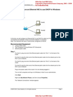 8.9.2 Lab Configure DHCP in XP