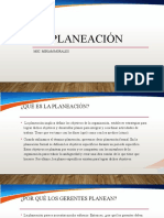 La Planeación - II Parcial