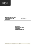 Apunte 1 - Introducción Función y Caracteristicas Del Transporte