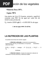 Nutricion de Las Plantas