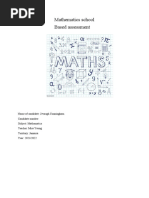 Cunningham - Maths SBA