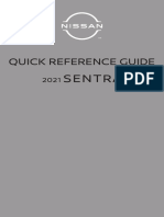 2021 Nissan Sentra Quick Reference Guide