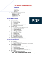 Esquema de Proyectos de Inversión