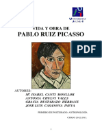 Vida y Obra de Picasso