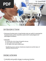 Pulmonary Function Test