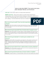 Rewrite The Two Goals Below To Make Them SMART. Then Explain What Makes Them Specific, Measurable, Attainable, Relevant, and Time-Bound