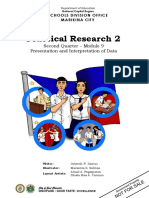 Practical Research 2: Second Quarter - Module 9 Presentation and Interpretation of Data