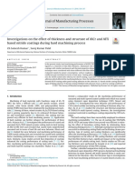 Journal of Manufacturing Processes: CH Sateesh Kumar, Saroj Kumar Patel