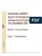 CHAPTER 6 (CEMENT) Cementing Material - Chapter Three