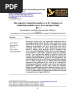 The Impact of Stress During The Covid 19 Pandemic On Online Buying Behavior: A Meta-Analysis Study