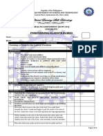 POSITIONING CLIENTS IN BED Checklist