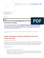 WWW Kerkuse Id 2018 12 Metode Pelaksanaan Pekerjaan Manajemen Lalu Lintas Proyek