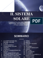 Presentazione Sul Sistema Solare