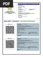 Maklumat Vaksinasi: Vaccination Details