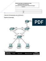 Taller 12 Configuración Enrutamiento Inter-VLAN