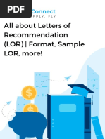 All About Letters of Recommendation (LOR) - Format, Sample LOR, More!