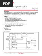 Battery Protection Analog Front End (AFE) IC: Description