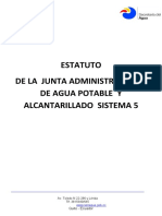 Formato de Estatuto para Juntas Administ