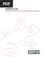 Anexo S4 Protocolo de Remediacion de Rainforest Alliance ES