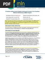 QMB Billing Prohibition