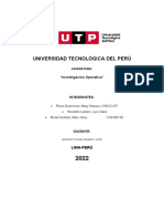 Tarea Académica 1 - Resolución de Problemas de Modelamiento