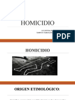 Homicidio Calificado.