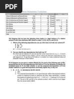 CSCI 4707 - Written Submission 3 Solutions: Question# Sections Max Score Details Score