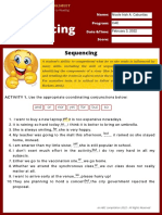 CABUNILAS - Sequencing Practice Set